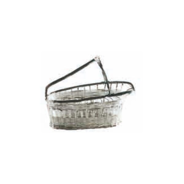 TA - Silver Plated Wine Basket Full Size Bottle
