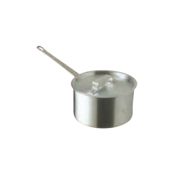 TA - Aluminum Sauce Pan with Cover and 1 Long Handle