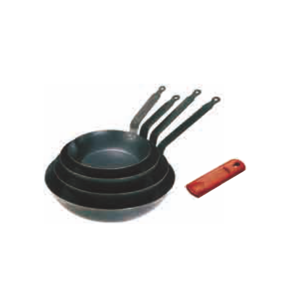 TA - Blue Steel Round Frying Pan