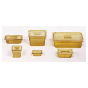 TA - Hot Food Pans and Cover (Amber/Black)