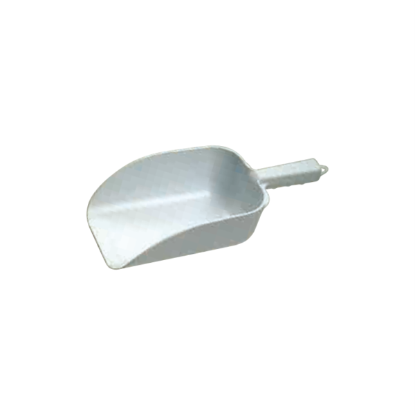 TA - Plastic Scoop Flat Bottom White