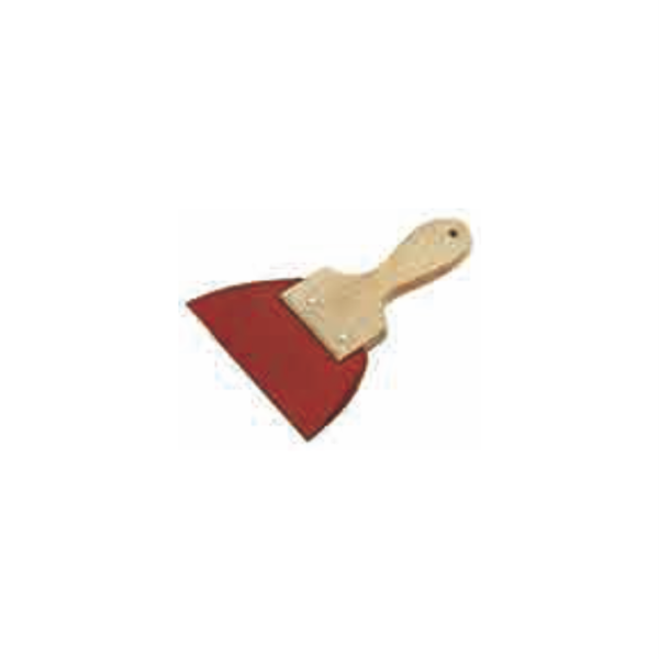 TA - Rubber Bowl Scraper Wood Handle
