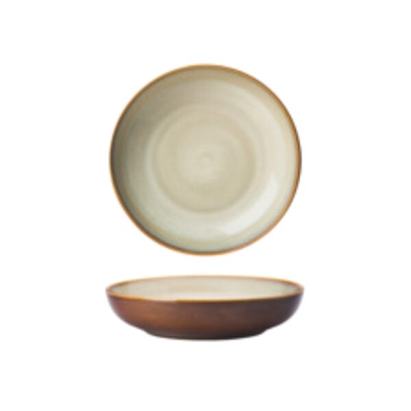 Luzerne - Rustic Deep Round Coupe Plate