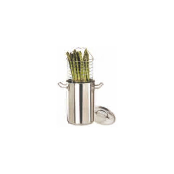 TA - S/S Asparagus Pot with Cover and Basket