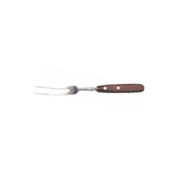 TA - S/S Carving Fork Curved Wood Handle