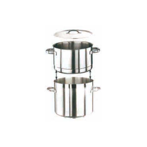TA - S/S Double Boiler Pot with Cover Set
