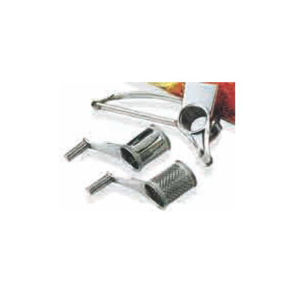 TA - S/S Hand Held Grater with 3 Exchangable Cones