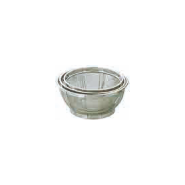 TA - Stainless Steel 18/8 Round Wire Basket with Foot