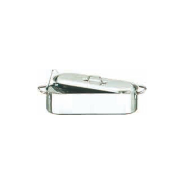 TA - Stainless Steel Fish Kettle with Grid and Cover