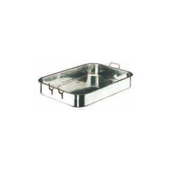 TA - Stainless Steel Roasting Pan with Fixed Handle