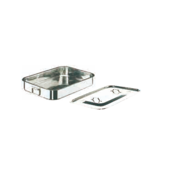 TA - Stainless Steel Roasting Pan with Folding Handle