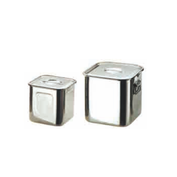 TA - Stainless Steel Square Kitchen Pot with Cover