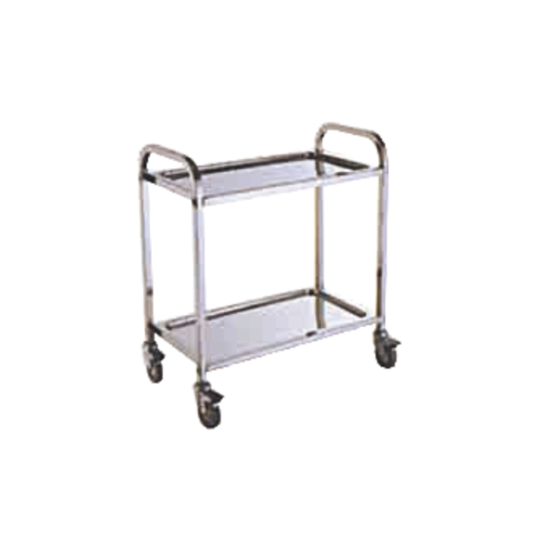 TA - Stainless Steel Trolley 2 Shelf Cart