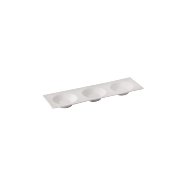 Luzerne - Whiteware Buffet Condiment Compartment Dish