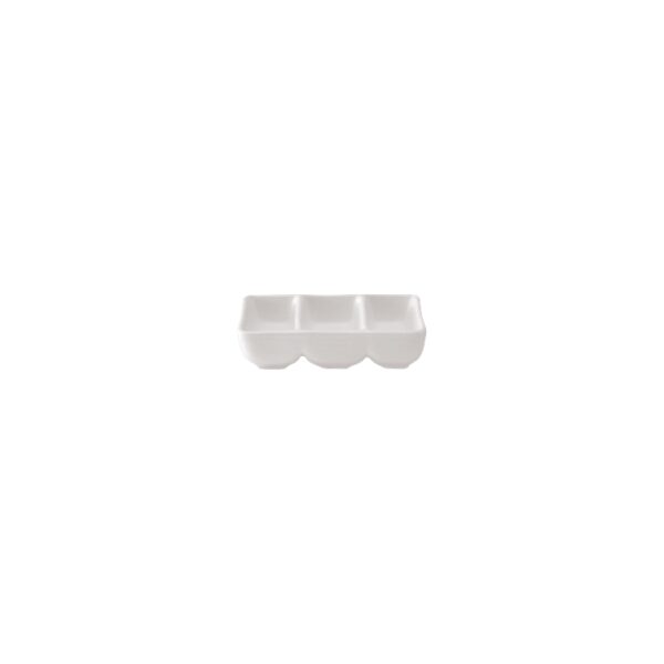 Luzerne - Whiteware Eco Condiment Compartment Dish
