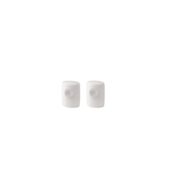 Luzerne - Whiteware Eco Condiment Salt Shaker & Pepper Shaker 2