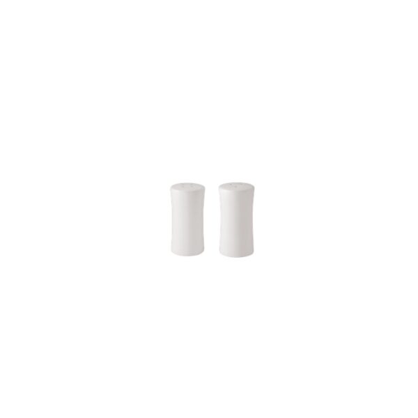 Luzerne - Whiteware Eco Condiment Salt Shaker & Pepper Shaker