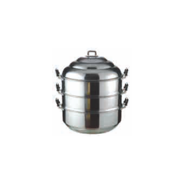 TA - Aluminum Steamer 3 Tier