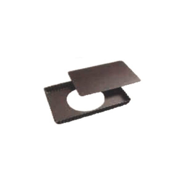 TA - Non Stick Rectangular Fluted Mould Removable Bottom