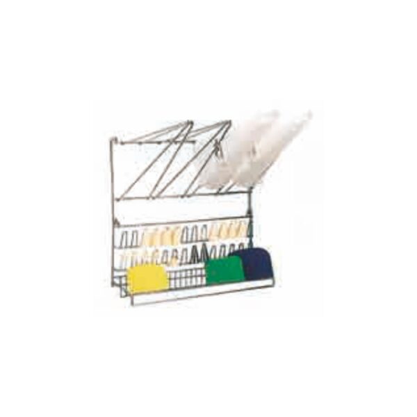 TA - S/S Wall Rack for Pastry Bags only