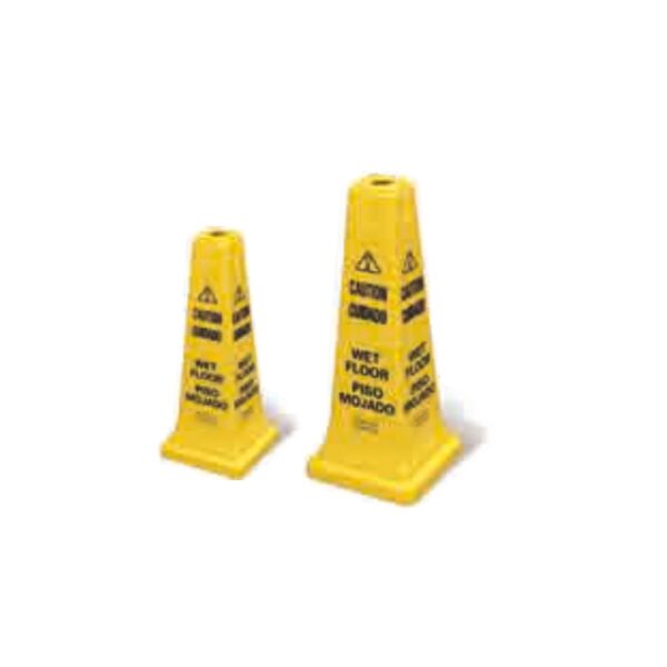 TA - Safety Cones Sign Yellow Color