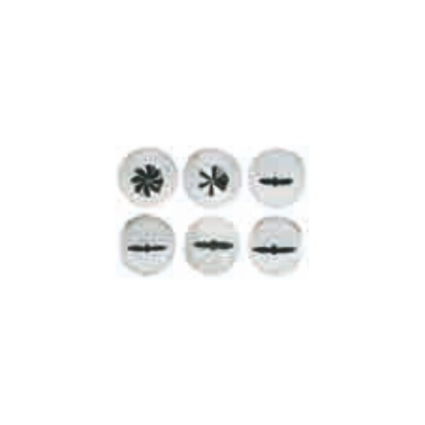 TA - Set of Assorted S/S Medium Size Fancy Pastry Tube
