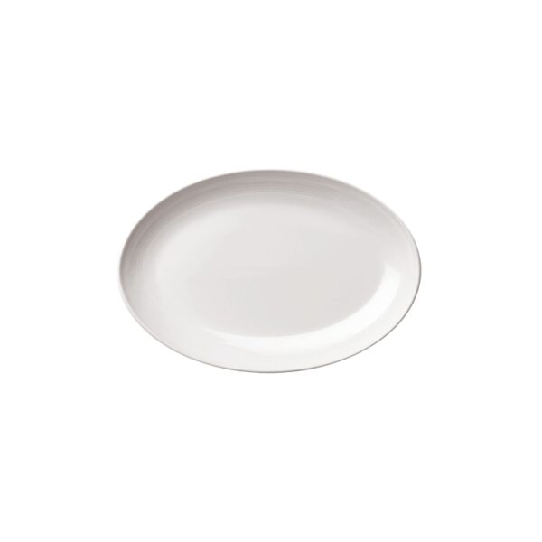 Luzerne - Whiteware Lines Oval Plate