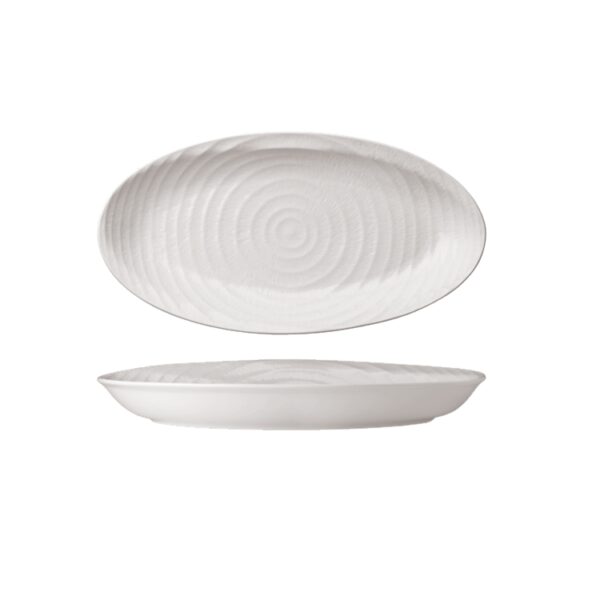 Luzerne - Whiteware Song Oval Plate 2